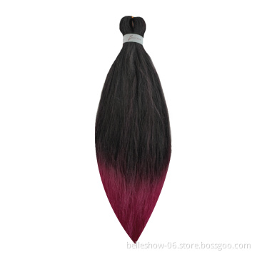 Hot sell Pre Stretched Japanese Fiber Jumbo Yaki hair braids pre stretched